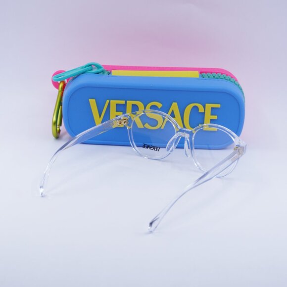 Versace Kids VK3012 148 Round Eyeglasses 47mm - Transparent - Picture 9 of 10